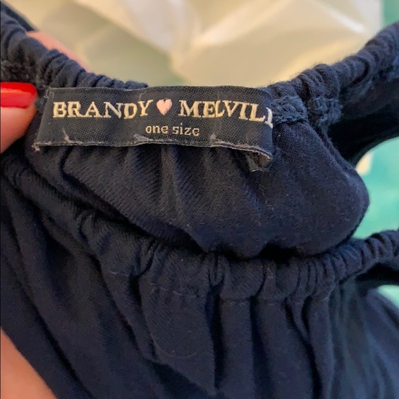 Navy Blue Brandy Melville Romper - Picture 2 of 2